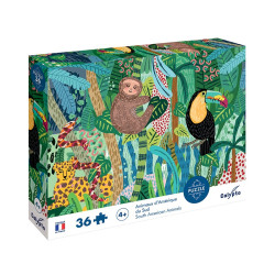Puzzle 36 pièces Animaux...