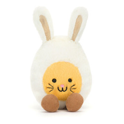 Peluche Oeuf lapin 14 cm -...