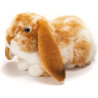Peluche Lapin bélier marron et blanc 30 cm - Hermann Teddy