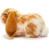 Peluche Lapin bélier marron et blanc 30 cm - Hermann Teddy