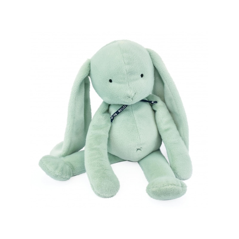 Peluche Lapin Méloé vert-sauge 56 cm - Maïlou
