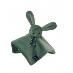 Doudou plat Lapin vert...