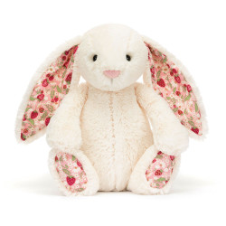 Peluche lapin Blossom crème...