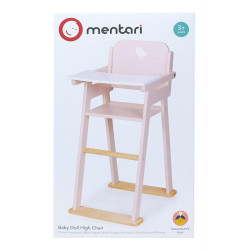 Chaise Haute en bois Pour Poupée - Mentari