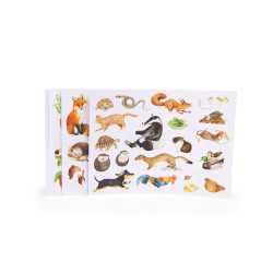 Pochette de stickers Le Jardin du Moulin - Moulin Roty