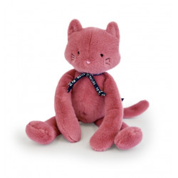 Peluche chat rose Méloé 37...
