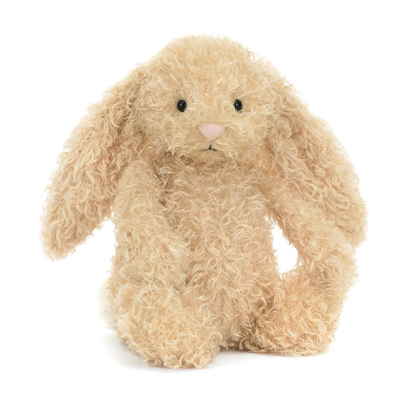 Peluche Bashful lapin Luxe Curly 31 cm - Jellycat