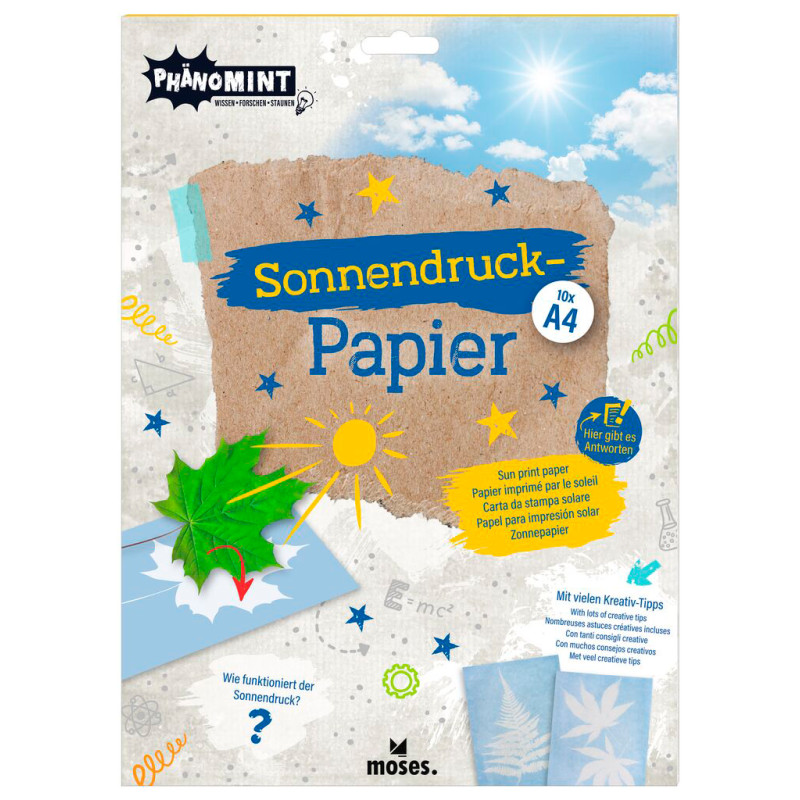 Papier imprimé par le soleil - Moses