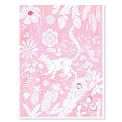 Posters à colorier Colouring Gallery : Sauvages - Djeco