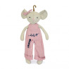 Peluche Perlipopette Souris 38 cm - Maïlou