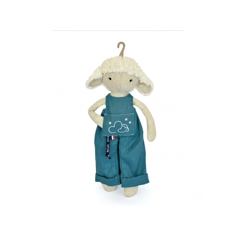 Peluche Perlipopette Mouton 38 cm – Maïlou