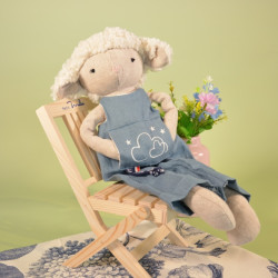 Peluche Perlipopette Mouton 38 cm – Maïlou