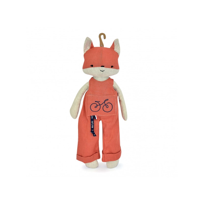 Peluche Perlipopette Renard 38 cm - Maïlou