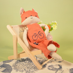 Peluche Perlipopette Renard 38 cm -  Maïlou