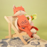 Peluche Perlipopette Renard 38 cm -  Maïlou