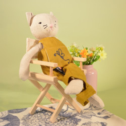 Peluche Perlipopette Chat 38 cm - Maïlou