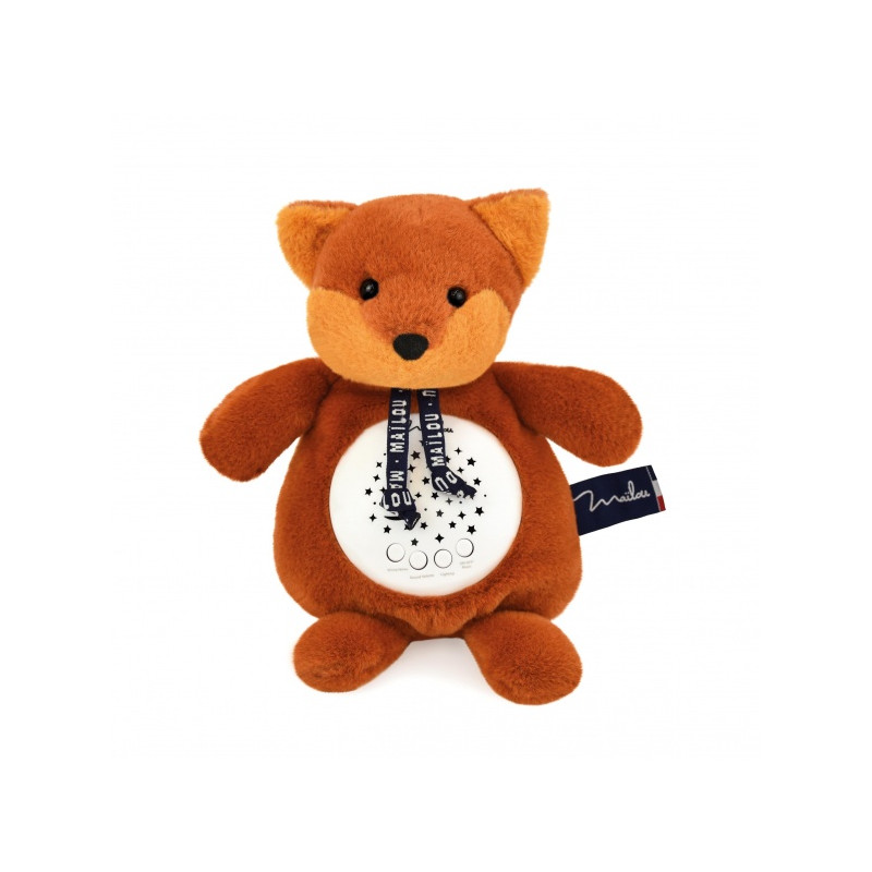 Veilleuse Musicale Renard Dorlotin Roux 19 cm - Maïlou