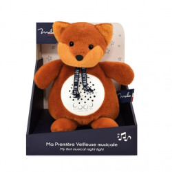 Veilleuse Musicale Renard Dorlotin Roux 19 cm - Maïlou