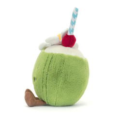 Peluche Amuseables Aruba Noix de coco 15 cm - Jellycat