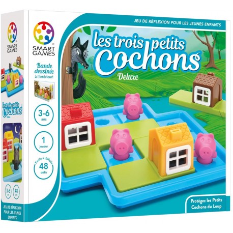 LES TROIS PETITS COCHONS DELUXE - SMARTGAMES LES TROIS PETITS COCHONS DELUXE - SMARTGAMES