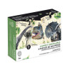 Coffret de 3 puzzles 200 pcs dinosaures avec posters - Vilac
