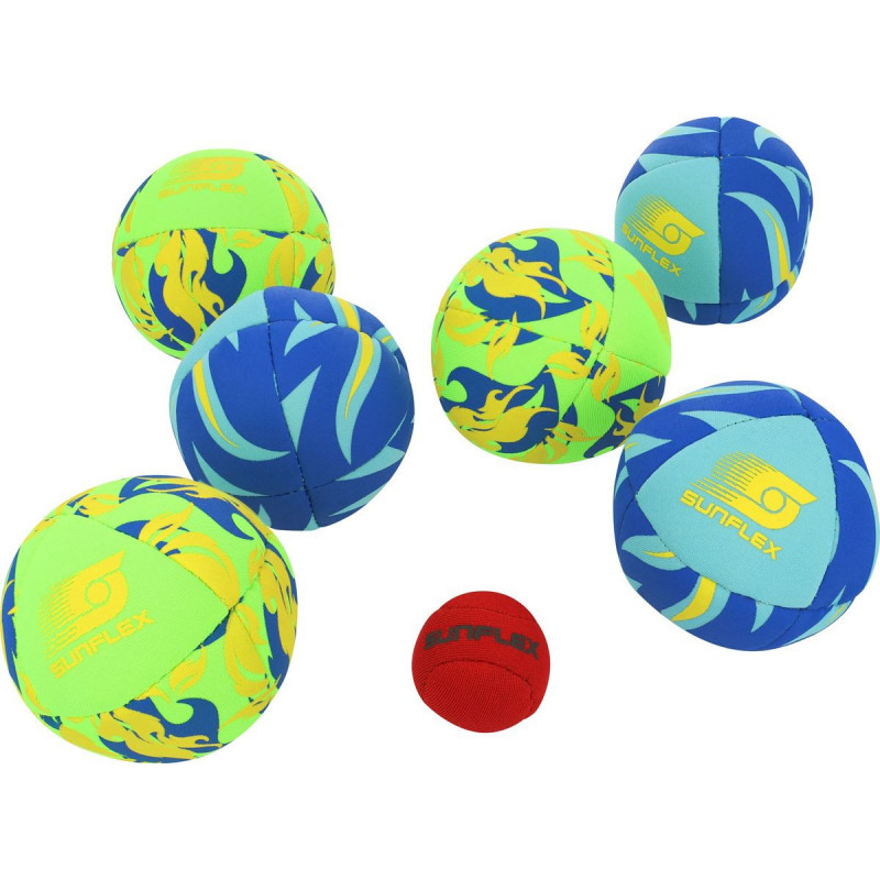 Jeu de pétanque souple en néoprène Extreme boccia flames - Sunflex