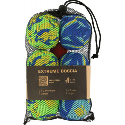 Jeu de pétanque souple en néoprène Extreme boccia flames - Sunflex