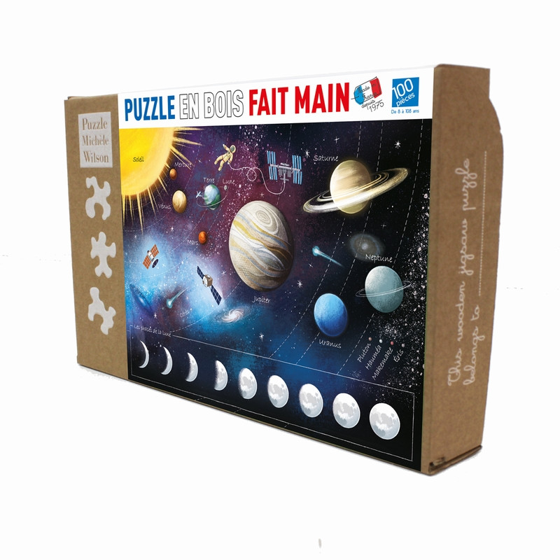 Puzzle 100 pièces Les Planètes - Puzzle Michèle Wilson