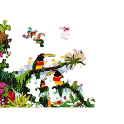 Puzzle 100 pièces La Jungle - Puzzle Michèle Wilson