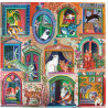 Puzzle 1000 pièces Cats in Windows - EeBoo