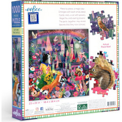 Puzzle 1000 pièces Cat and the Castle - EeBoo