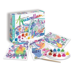 Aquarellum Les oiseaux s'envolent - Sentosphère