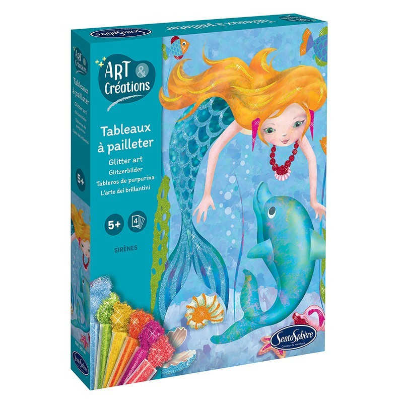 Art & Créations, Tableaux à pailleter, Sirènes - Sentosphère