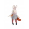 PELUCHE GRAND LAPIN PLUME APRES LA PLUIE - MOULIN ROTY