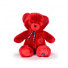 Peluche L'Ours Maïlou rouge 35 cm - Maïlou
