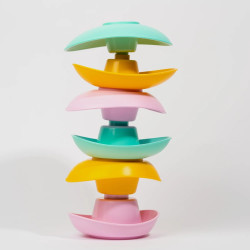 6 Barques gigognes Multicolores - Simple.