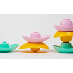 6 Barques gigognes Multicolores - Simple.