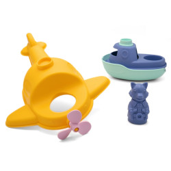 L'Hydravion-bateau Jaune - Simple.