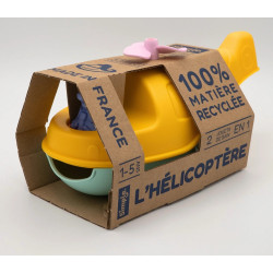 L'hélicoptère/bateau Jaune - Simple.