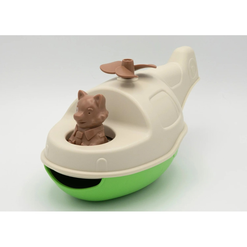 L'hélicoptère/bateau crème- Simple.