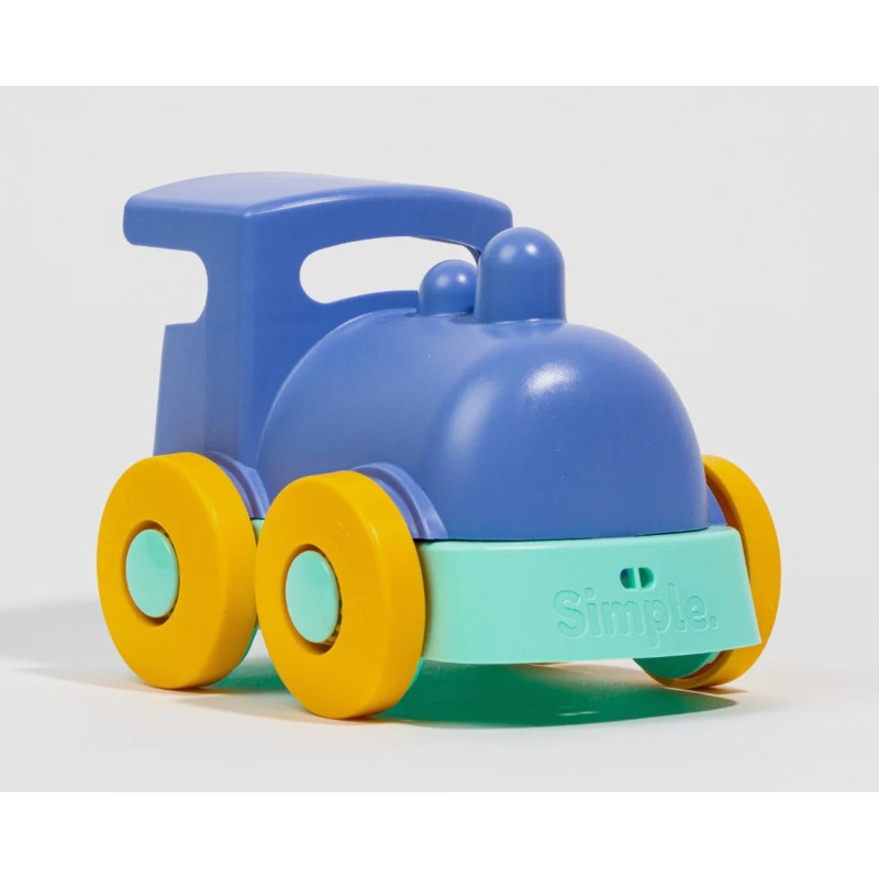 Locomotive bleue - Simple.