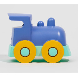 Locomotive bleue - Simple.