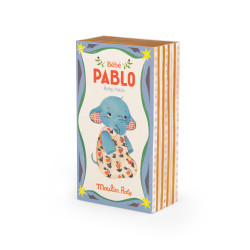 Peluche Bébé Pablo l'éléphant 14,5 cm - Les Minouchkas - Moulin Roty