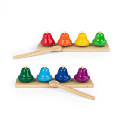 8 clochettes musicales Les Popipop - Moulin Roty