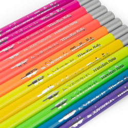 12 crayons de couleur Néon Les Schmouks - Moulin Roty