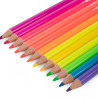12 crayons de couleur Néon Les Schmouks - Moulin Roty
