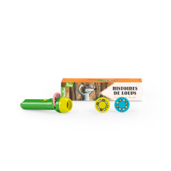 Lampe à histoires - Histoire de Loups - L'école des loisirs - Moulin Roty