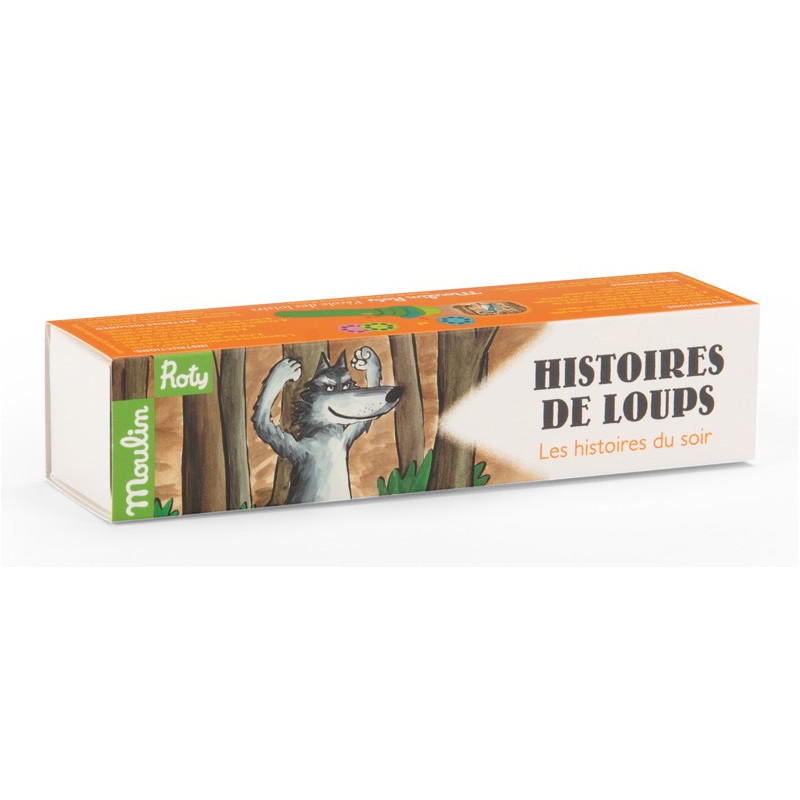 Lampe à histoires - Histoire de Loups - L'école des loisirs - Moulin Roty