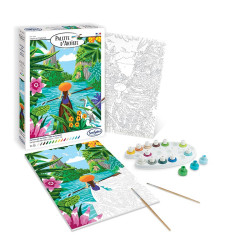 Peinture par numéros Lagon en Thaïlande Palette d'artiste - Sentosphère