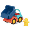 3 mini camions de chantier avec figurines - B. Toys